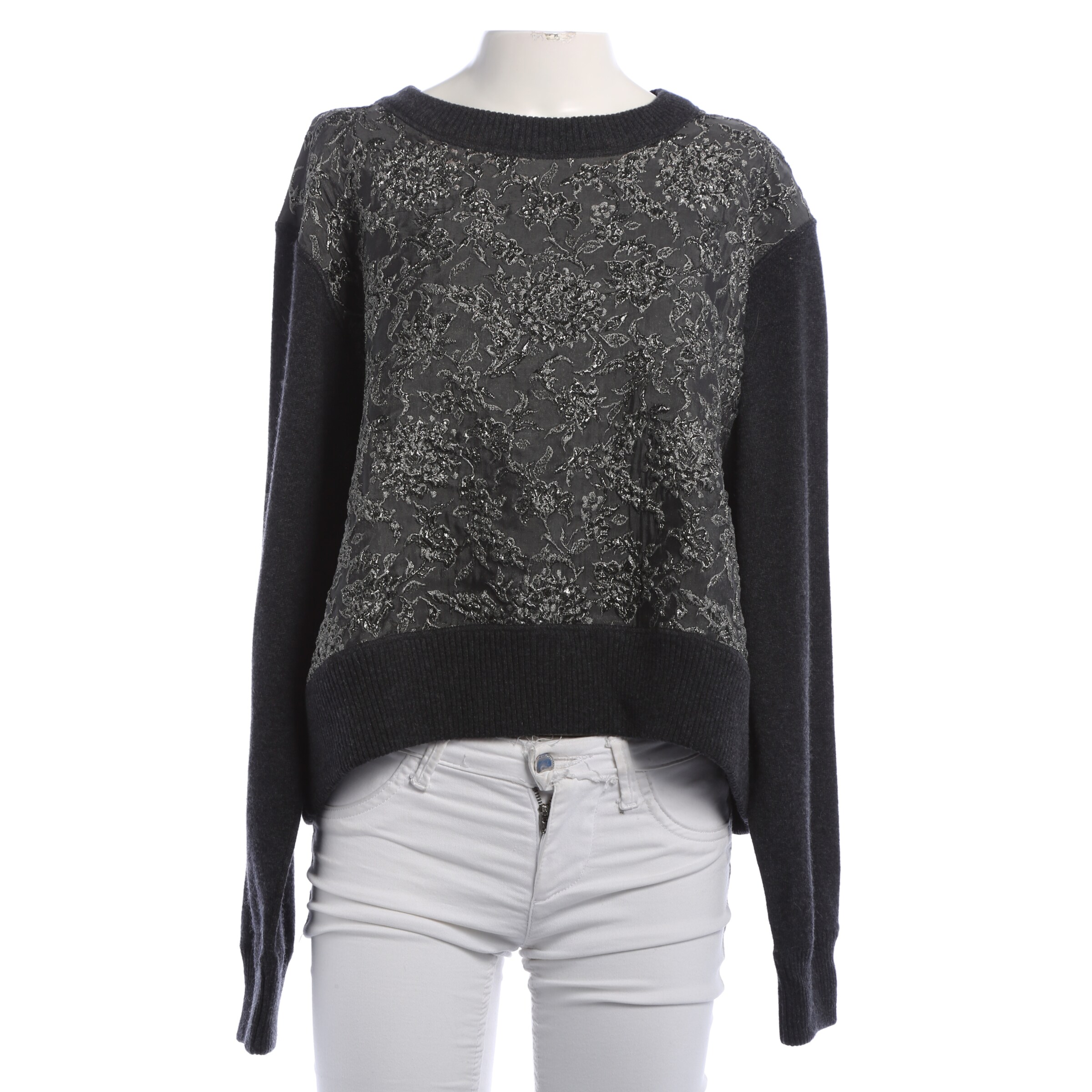 DOLCE & GABBANA Sweater & Cardigan in L in Grey: front