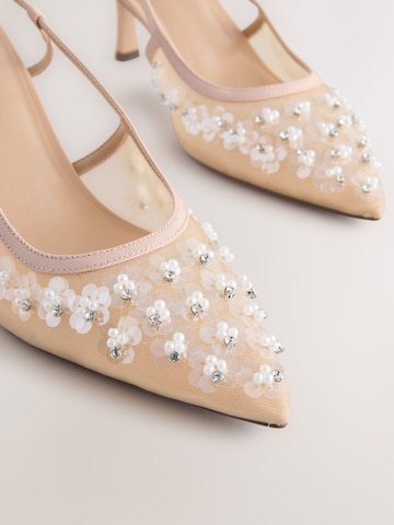 Next - Zapatos destalonado 'Forever Comfort®' en beige