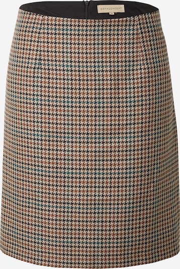 Soyaconcept Skirt 'SC-TATYANE 1' in Beige / Brown / Petrol / Black, Item view