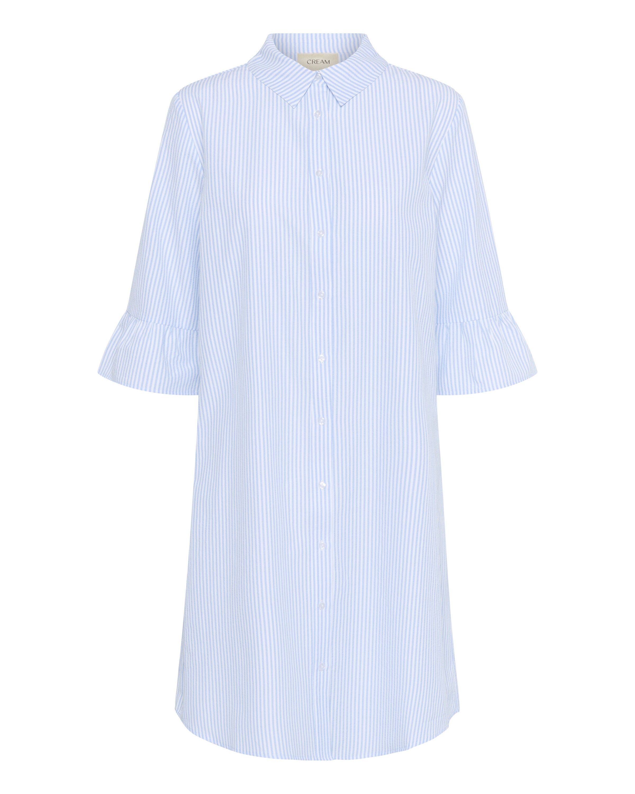 Cream Blusekjole 'Amala ' i blå: forside