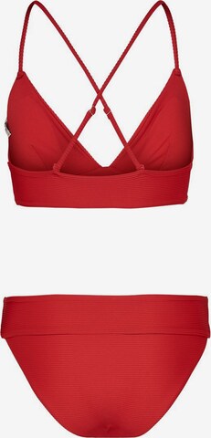 ONLY Triangle Bikini in Red