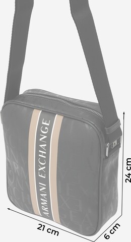 ARMANI EXCHANGE - Mala de ombro 'BORSA' em preto