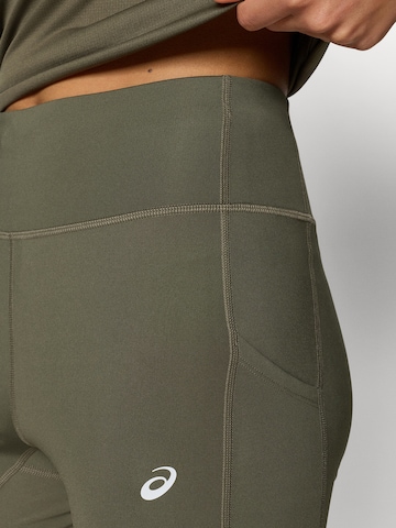 ASICS Skinny Sportovní kalhoty – zelená