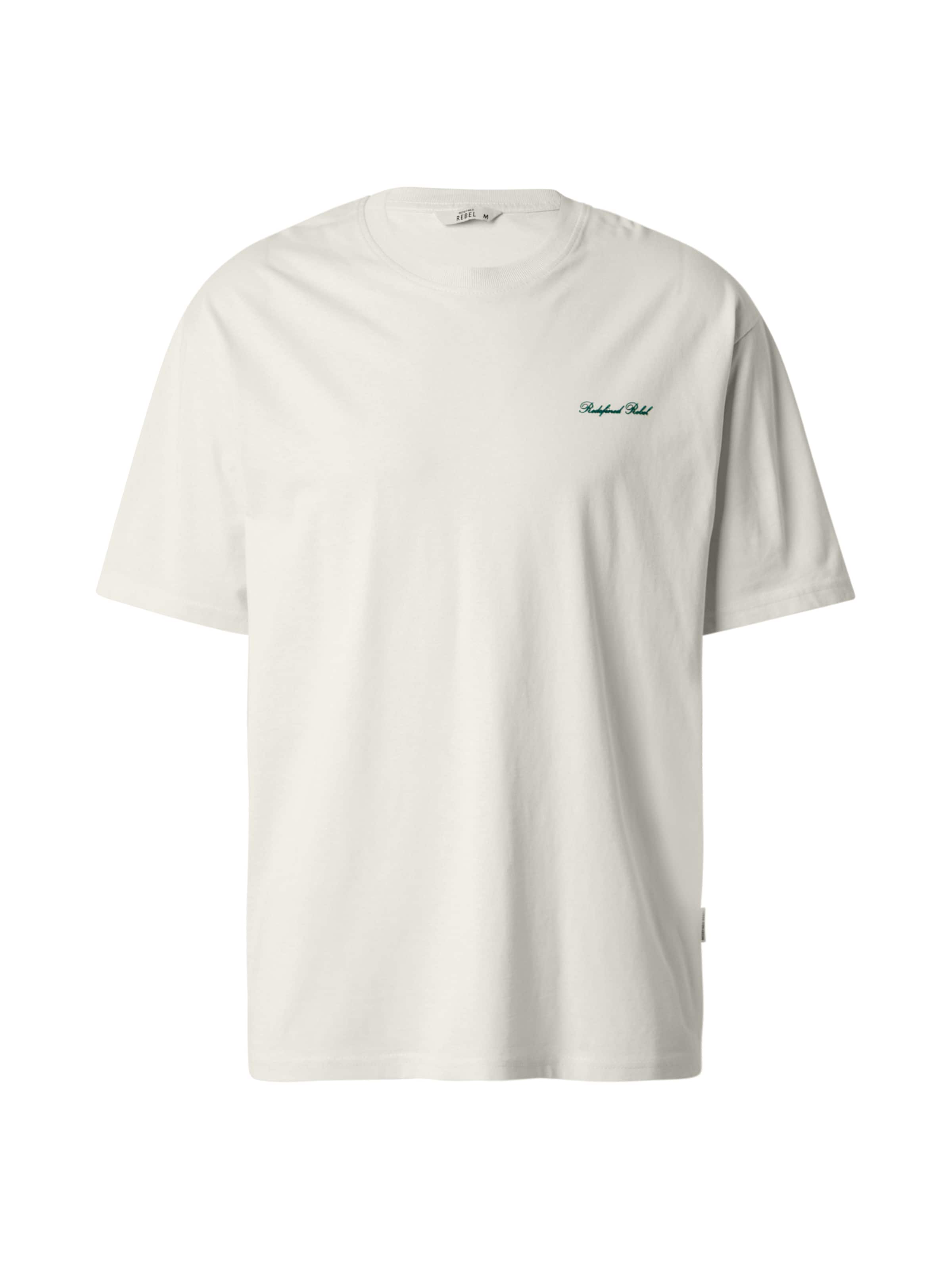 Redefined Rebel Тениска в бяло: отпред