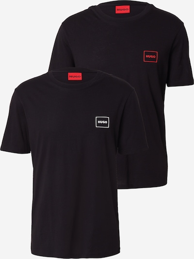 Marškinėliai 'Dugopak' iš HUGO, spalva – raudona / juoda / balta, Prekių apžvalga