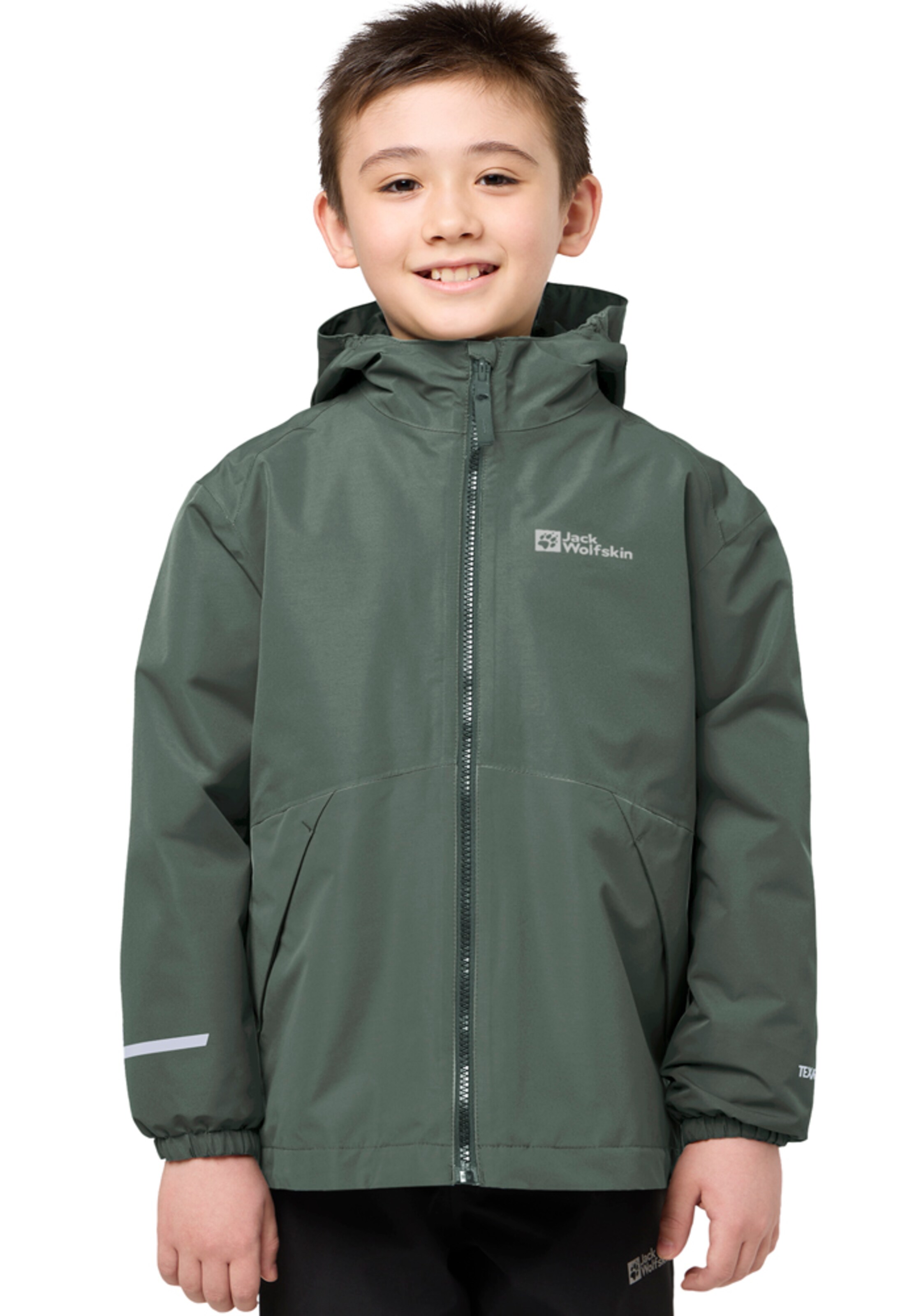 JACK WOLFSKIN Outdoor jacket 'Iceand' in Green