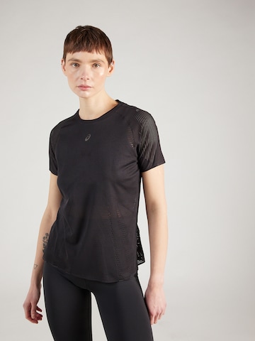 ASICS - Camiseta funcional 'METARUN' en negro: frente