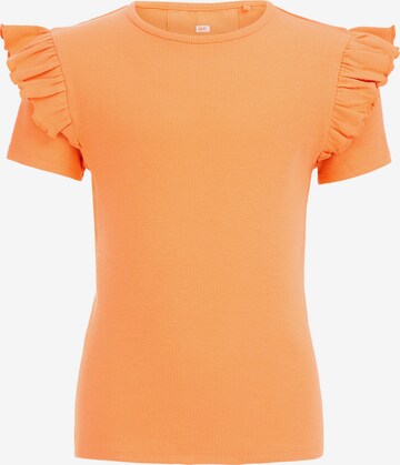 oranžinė WE Fashion Marškinėliai: priekis