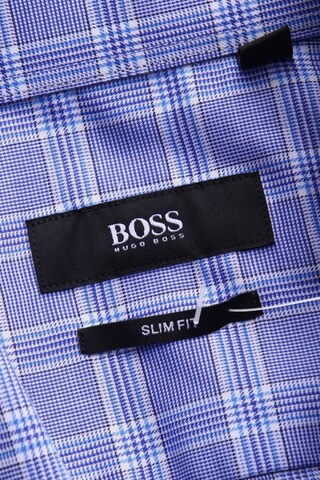 BOSS Black Hemd L in Blau