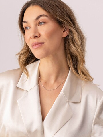 PURELEI Ketting 'Delicate Pearl' in Zilver: voorkant