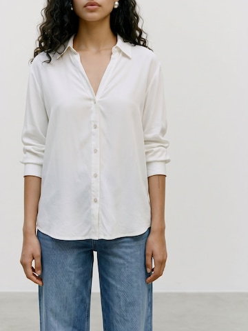 VERO MODA Blouse 'VMAura' in Wit: voorkant