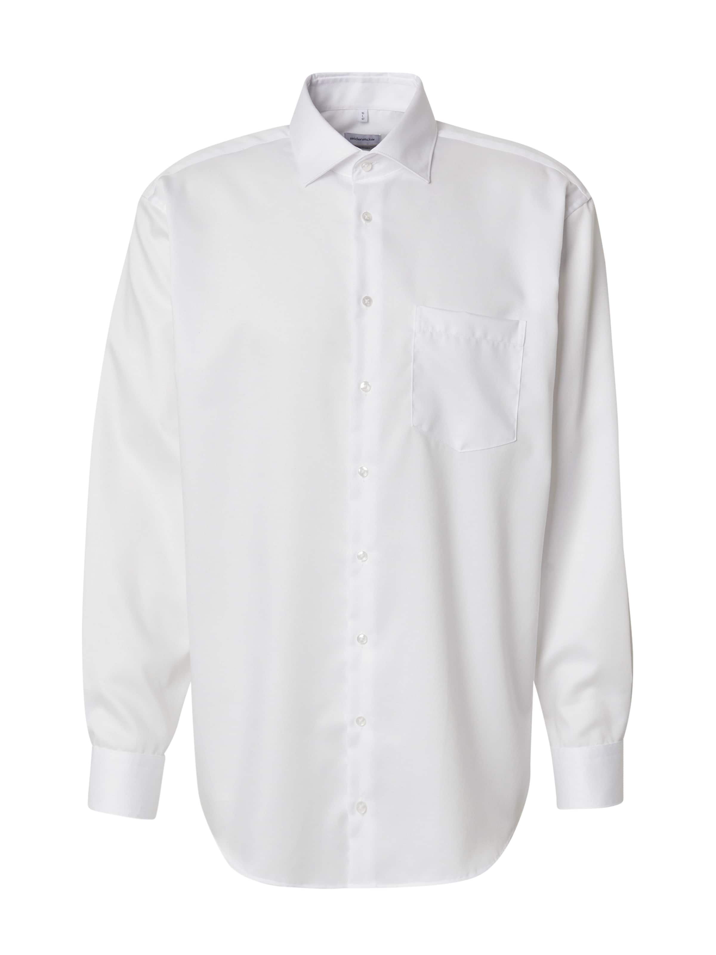 SEIDENSTICKER Comfort fit Business shirt in White: front