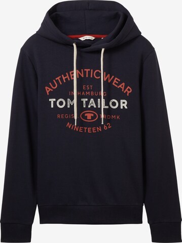 TOM TAILOR - Sweatshirt em azul: frente