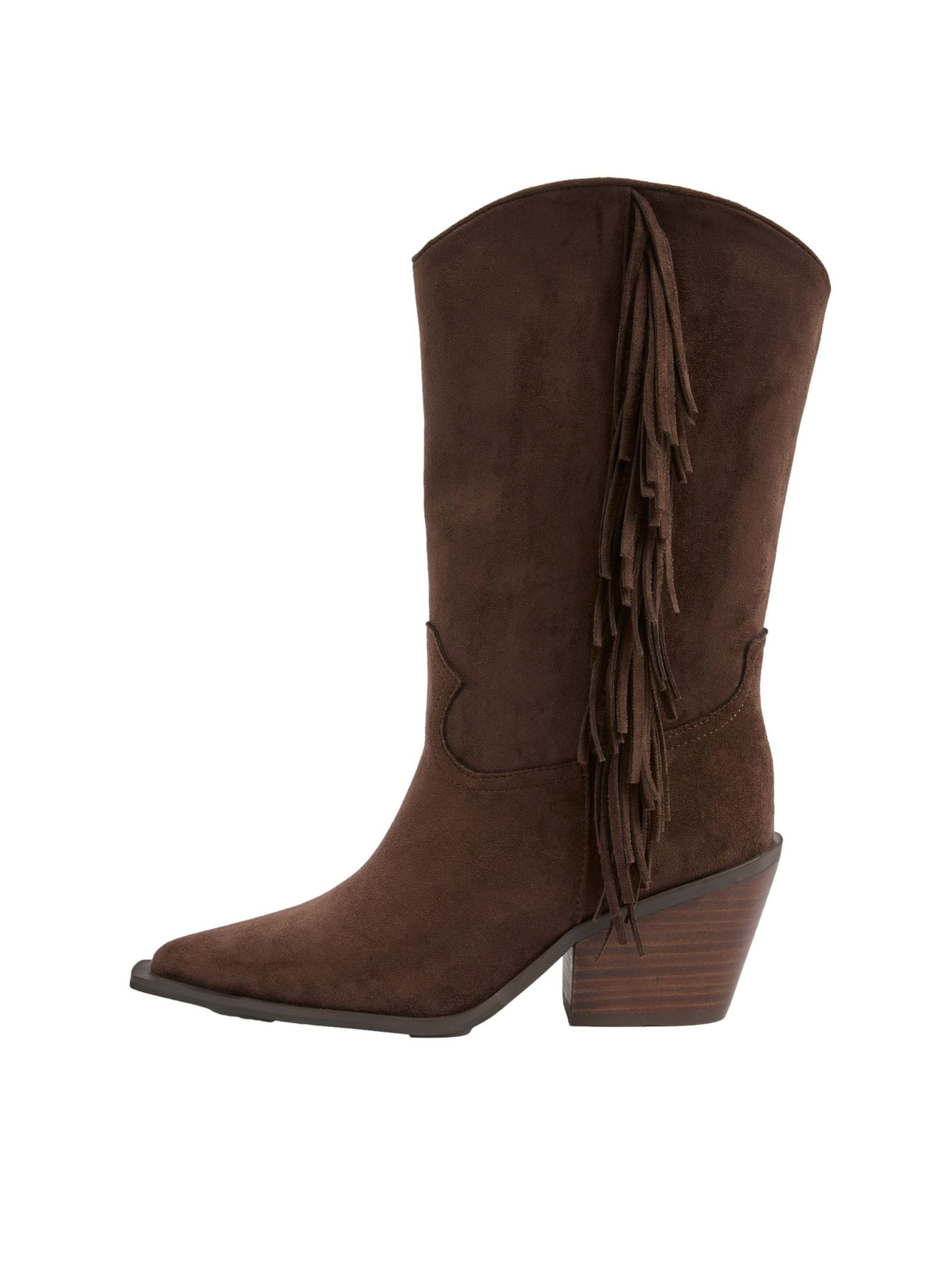 Bottes de cowboy Lipsy en marron : devant