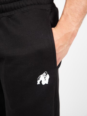 Loosefit Pantaloni sportivi 'Leon' di Gorilla Wear in nero