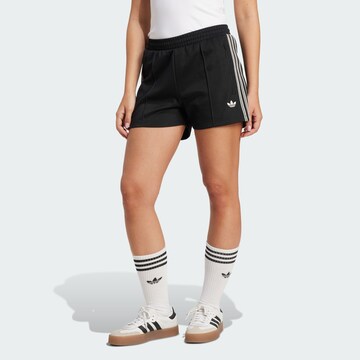 ADIDAS ORIGINALS Loose fit Trousers 'Summer Glow' in Black: front