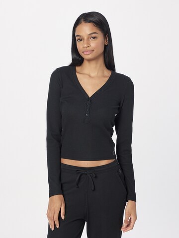 Chemise de nuit Gilly Hicks en noir : devant