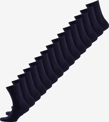 Chaussettes ' Passt Perfekt ' Nur Der en bleu : devant