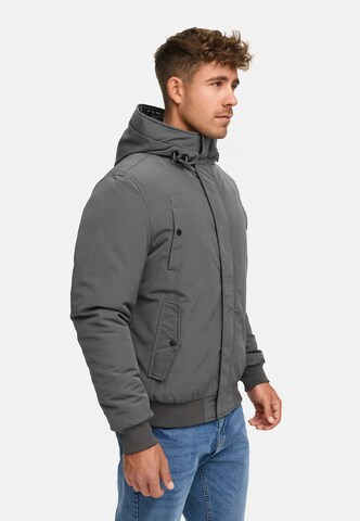 INDICODE JEANS Winterjas ' Albanos ' in Grijs