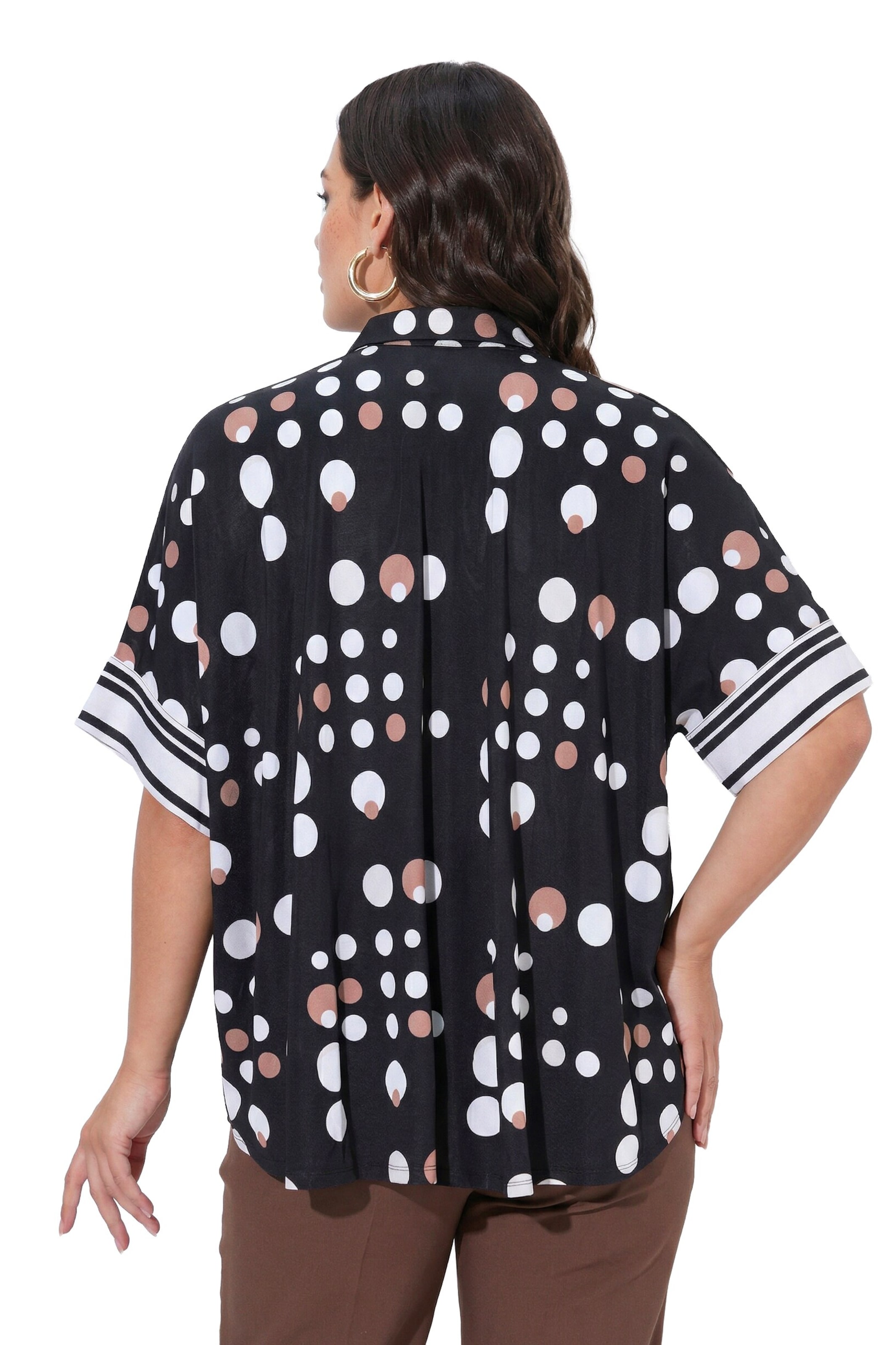 Ulla Popken Bluse in Schwarz