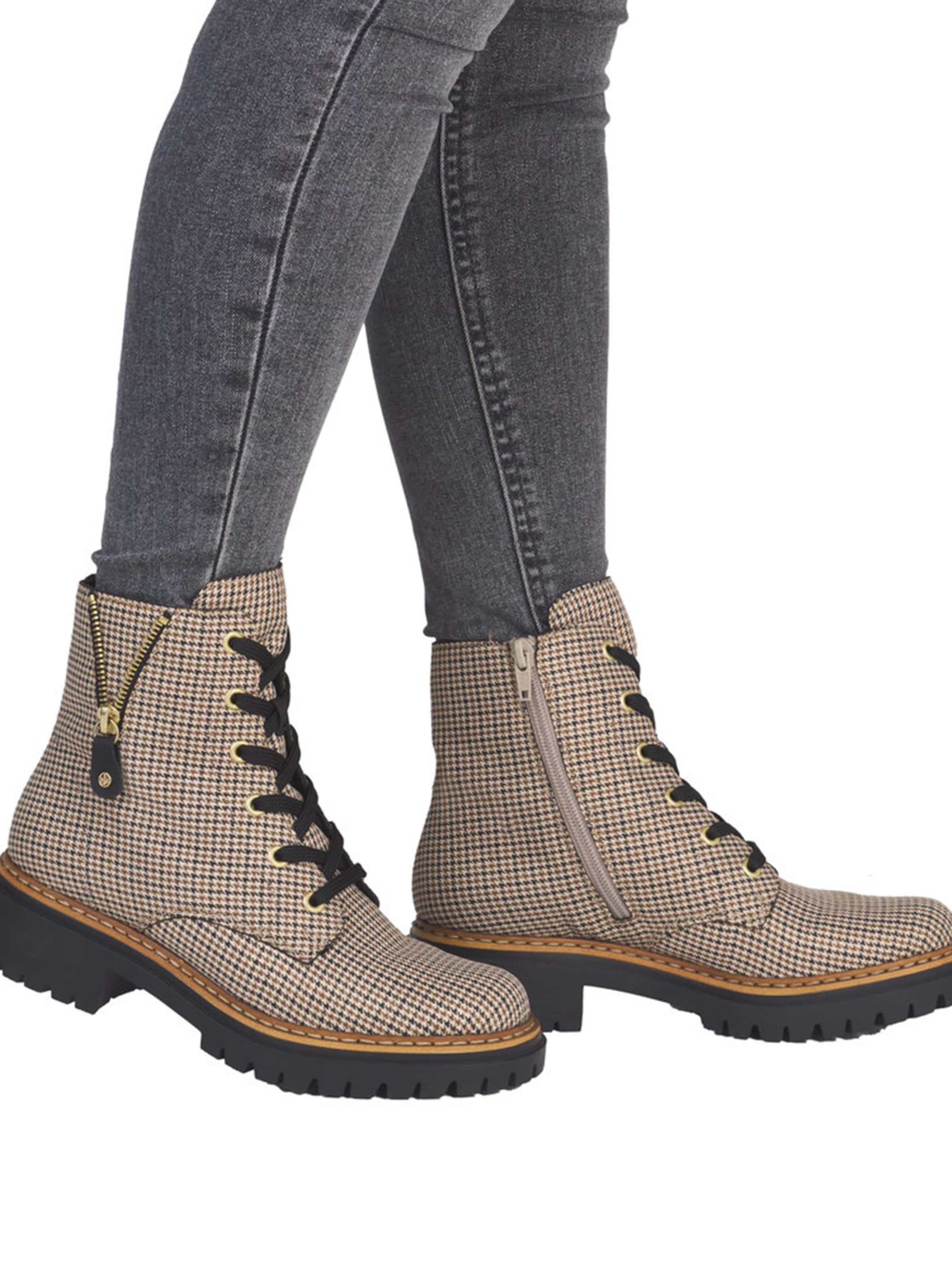 Rieker Ботинки на шнуровке в Бежевый