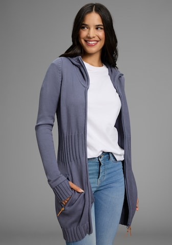 KangaROOS Knit Cardigan in Blue: front