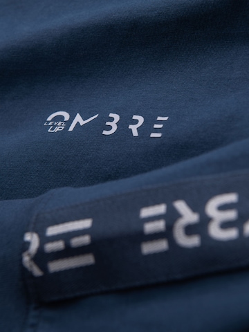 Ombre Shirt in Blauw