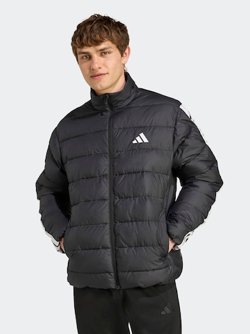 Giacca sportiva 'ESS 3S SD' di ADIDAS SPORTSWEAR in nero: frontale