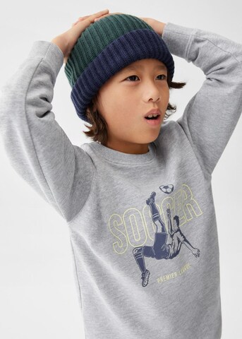 MANGO KIDS Sweatshirt 'Soccer' in Grey