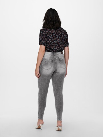 ONLY Carmakoma Skinny Jeans 'Sally' in Grey