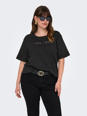 ONLY Carmakoma T-Shirt 'CARANNIE' in Schwarz: Vorderseite