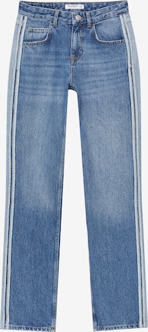 Pull&Bear Loosefit Jeans i blå: forside