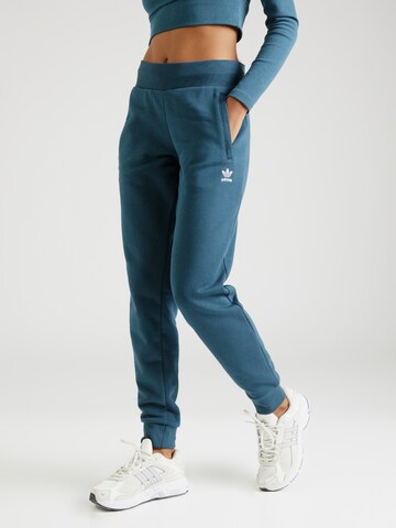 ADIDAS ORIGINALS Tapered Trousers 'Adicolor Essentials' in Blue: front