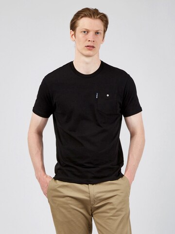 T-Shirt Ben Sherman en noir : devant