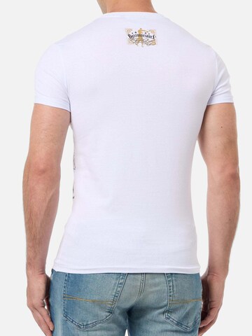 Boxeur des Rues Shirt 'Printed Round Neck T-Shirt'‌‌‌‌‌‌ in Weiß