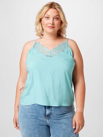 Vero Moda Curve Top 'BEATRIX' in Blue: front