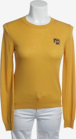 PRADA Sweater & Cardigan in XS in Yellow: front