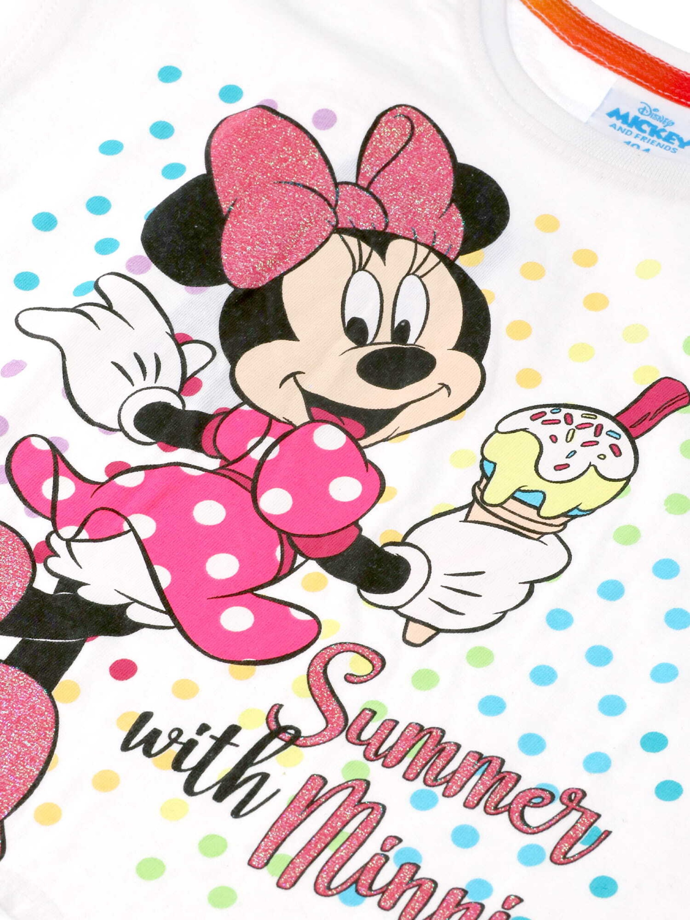 T-Shirt 'Minnie Mouse' DISNEY en blanc