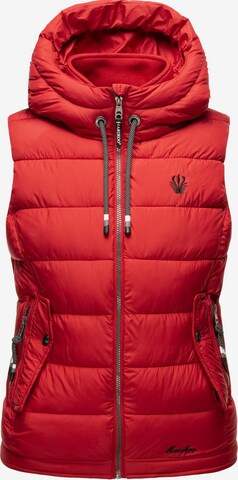 MARIKOO Bodywarmer 'Taisaa' in Rood: voorkant