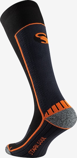 Stark Soul Meias de desporto em cinzento / laranja / preto, Vista do artigo