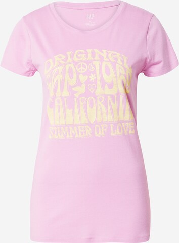 GAP Shirt in Roze: voorkant