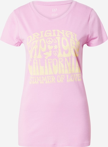 GAP - Camiseta en rosa: frente