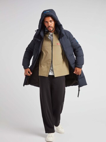 Manteau d’hiver ' EZ Boxed Puffer Matt ' JACK1T en bleu