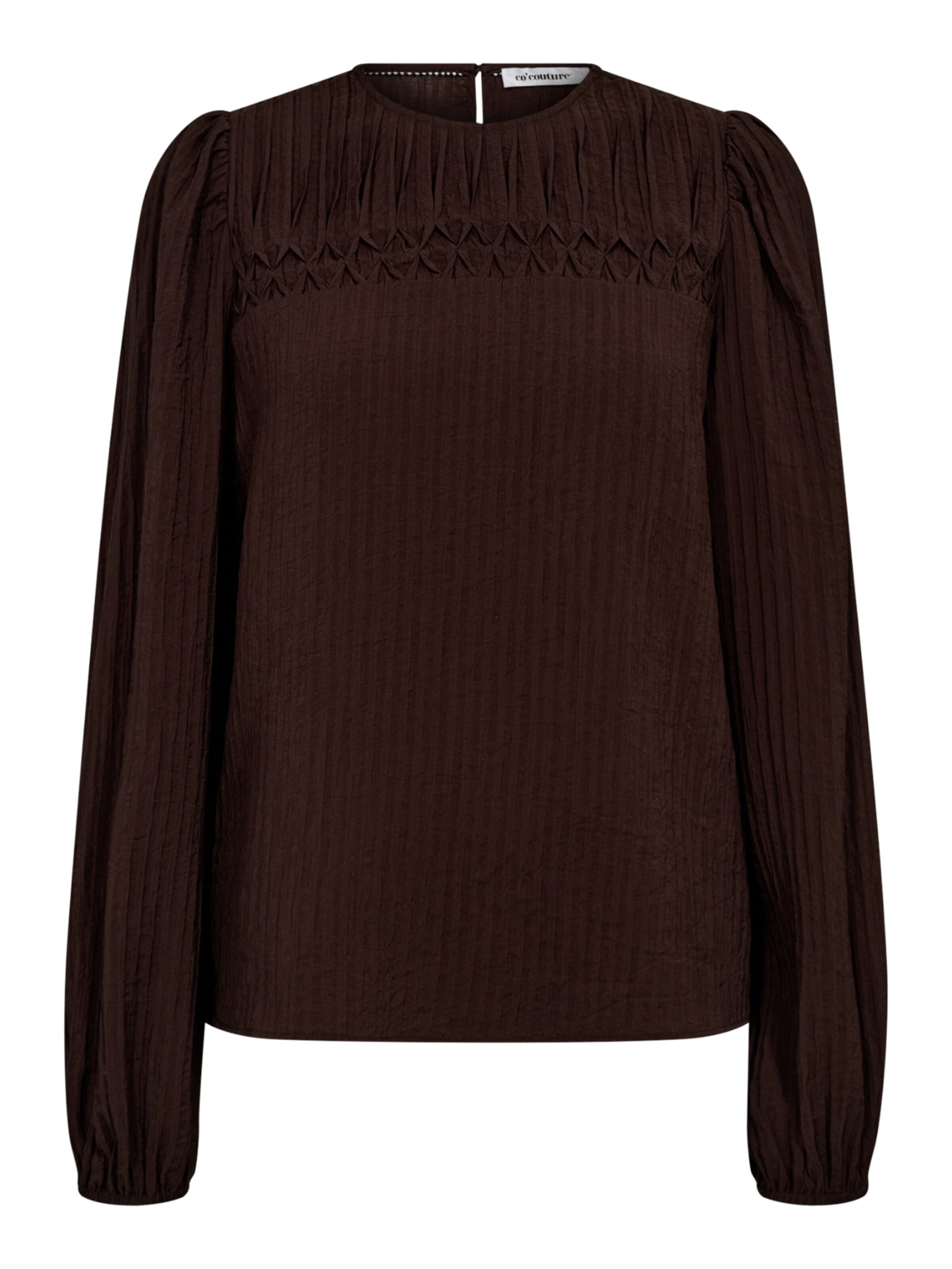 co'couture Shirt ' Shina' in Braun: Vorderseite