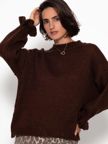 SASSYCLASSY Pullover in Braun
