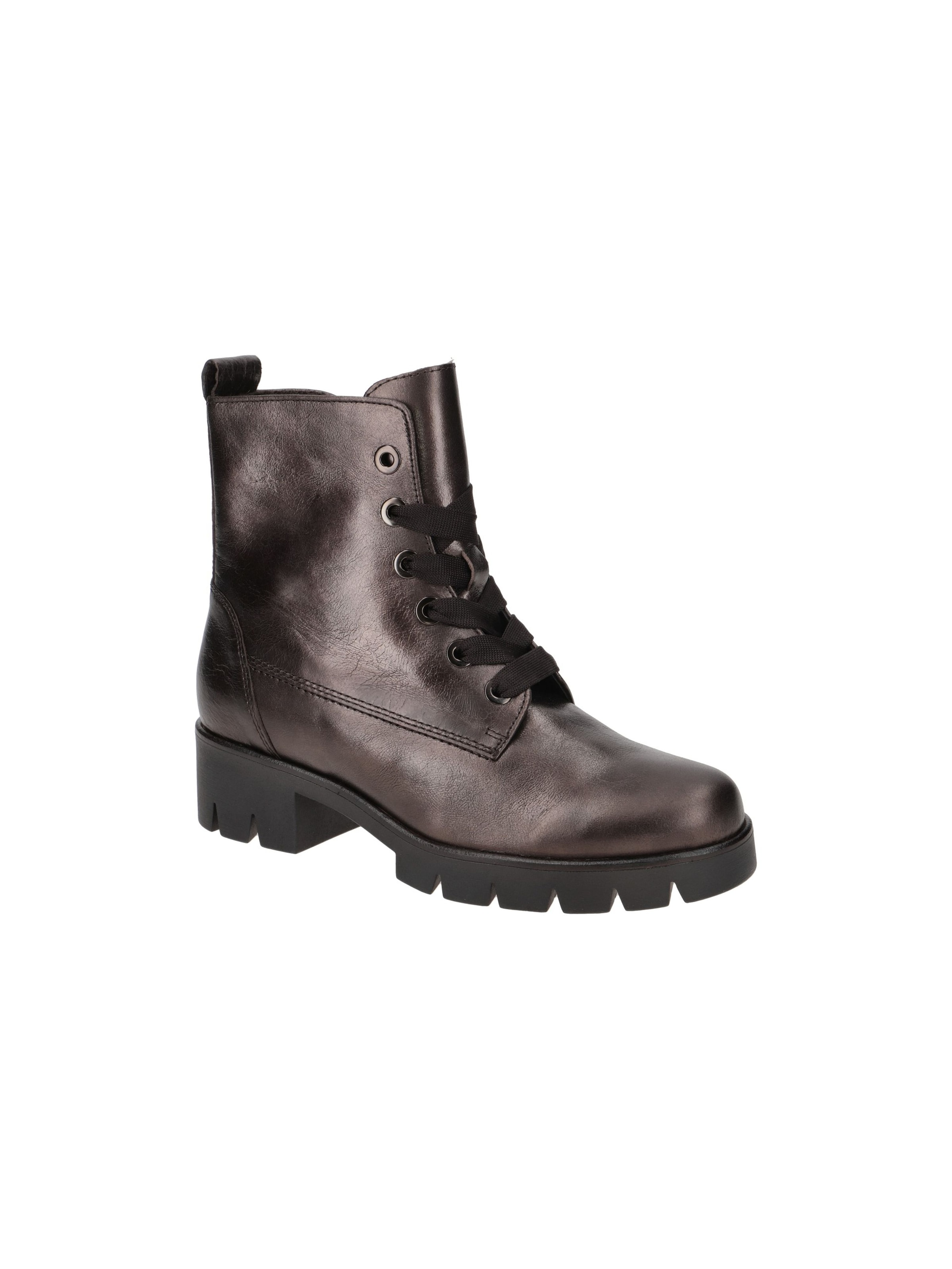 GABOR Boots 'Gabor Stiefelette braun metallic Glattleder 31.711.68' in Brown, Item view