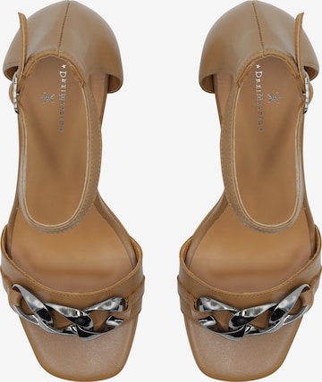 DreiMaster Klassik Strap Sandals in Brown