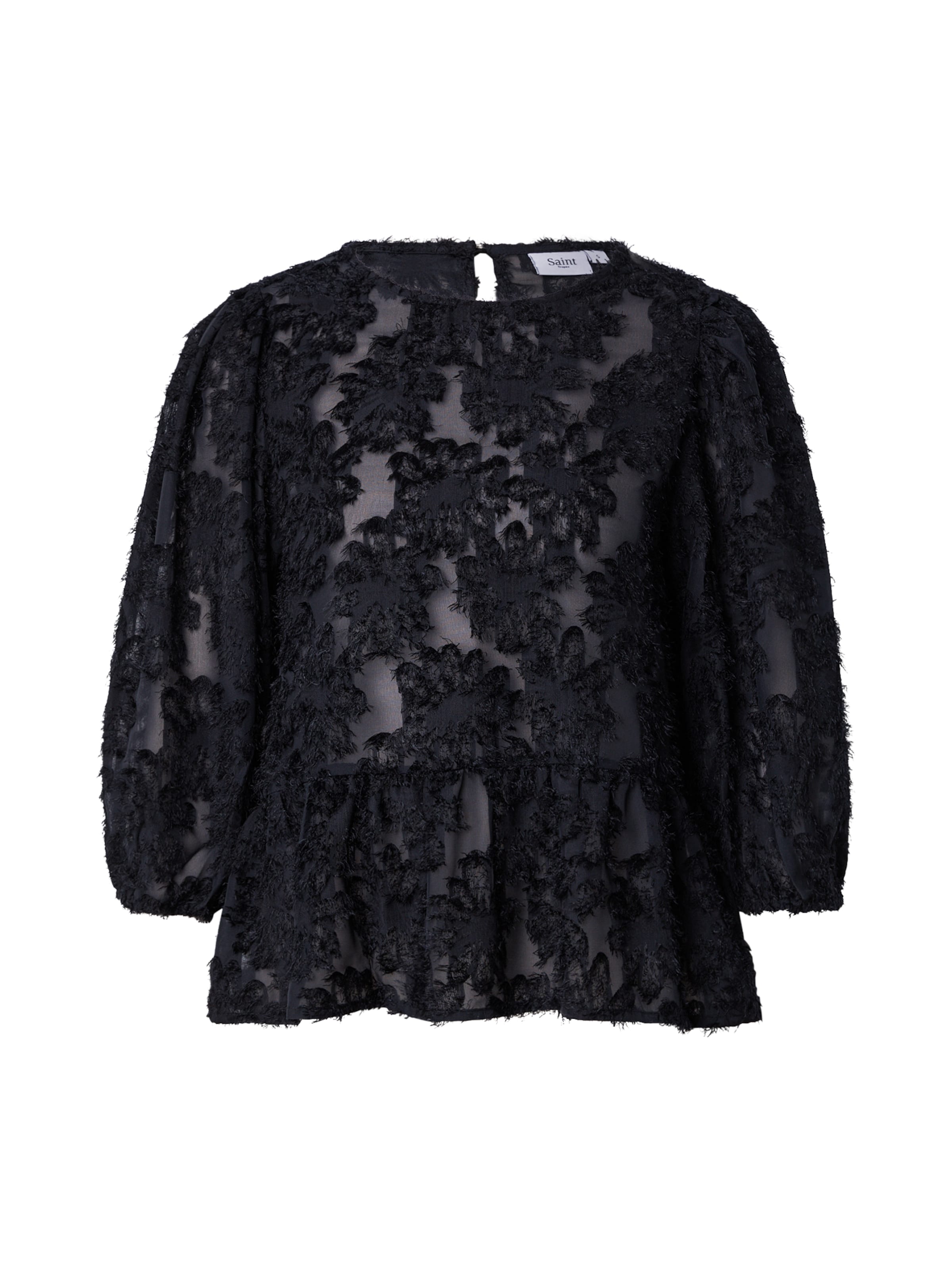 SAINT TROPEZ Blúz 'Giovanna' - fekete: elől