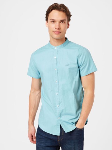 HOLLISTER Regular Fit Hemd in Grün: Vorderseite