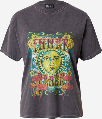 Tricou 'INNER PEACE' de la BDG Urban Outfitters pe gri: față